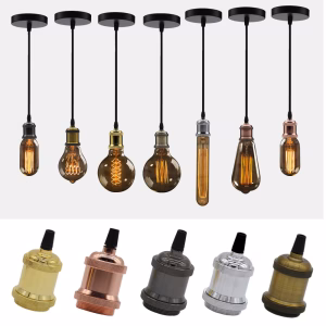 Aluminum Pendant Lights Industrial lamp Vintage Nordic Loft Hanging Lamp E27 90-265V