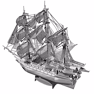 DIY -  Pirate Boat Assembly Model Corsair 3D Metal Puzzle