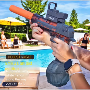 Electric Water Gun for Adults Kids,Full Automatic Electric Squirt Gun 28-32 FT Range Water Pistol