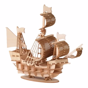 DIY - Sailboat -3D Wooden Puzzle Creative Handmade Assembly Model DIY Craft Z46