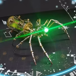 DIY - Mechanical Spider Metal Model Kit - 3D Puzzles Cyberpunk Insects Assembly Creative Handmade Z43