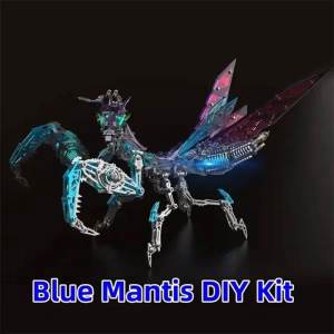 DIY- Mechanical Praying Mantis Metal DIY Punk Praying Mantis Stainless Steel Insect Assembly 3D Puzzle