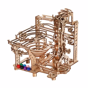 DIY-Track pulley Model-3D Wooden Puzzle Building Block Kits