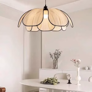 Vintage Hand-Woven Lotus Dining Room Chandelier B European And American  Lamps E27