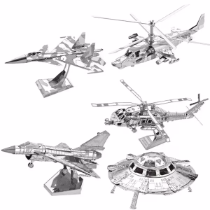 DIY - 39 Military model -J-20 J-10B SU-34 KA-50 Fighter UFO RAH-66 Helicopter Z44