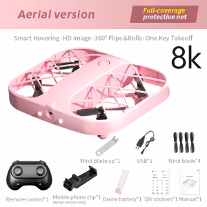 JJRC H107 Mini Drone 8K 4K Real-Time Transmission Small Remote Control Plane Toy Boy With Camera Mini Pocket Quadcopter Dron