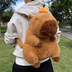 13inch/33cm Capybara Plush Backpack Kawaii Fashion Plushie Doll Z83